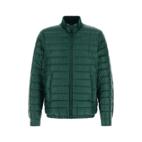 Herno Men Bottle Green Nylon Down Jacket